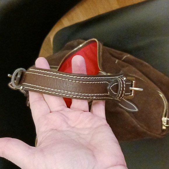 Dooney and Bourke suede Dillen hobo - Picture 6 of 8